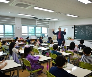  와우초등학교 3,4,5학년들을 대상으로 광양알기교육