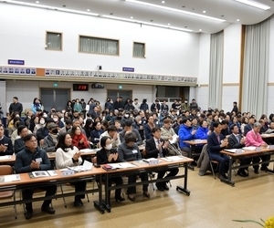 광양중흥산성 쌍사자석등 제자리찿기